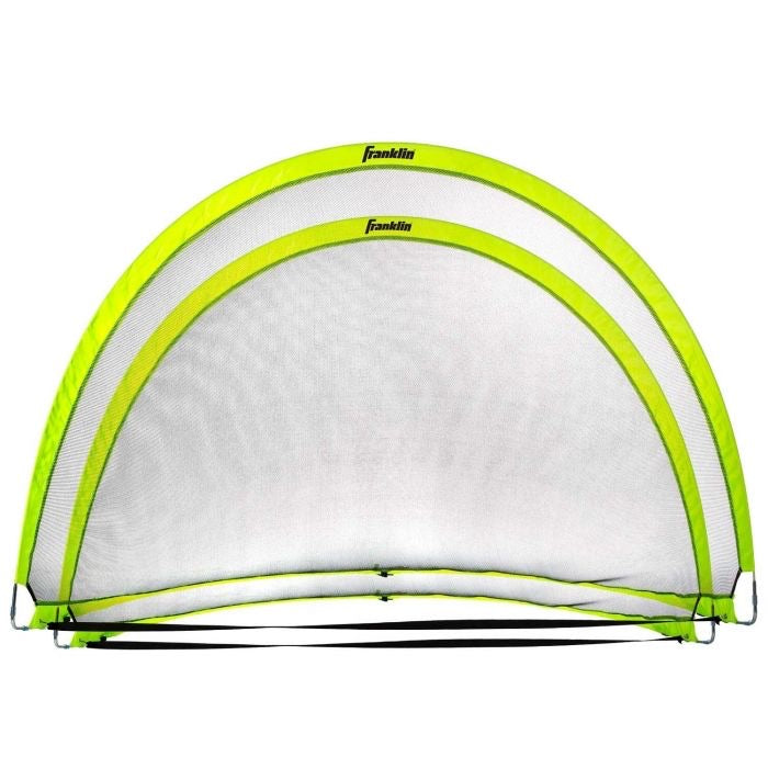 Franklin Sports Pop-Up 6' x 4' Dome Shaped Soccer Goals (2 Goals) 