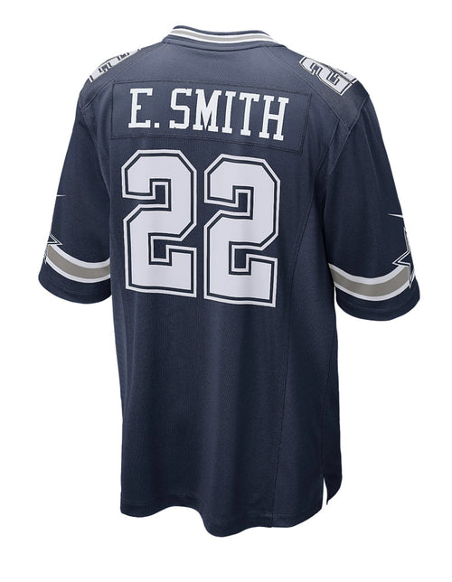 Dallas Cowboys Emmitt Smith #22 Nike Navy Game Replica Jersey