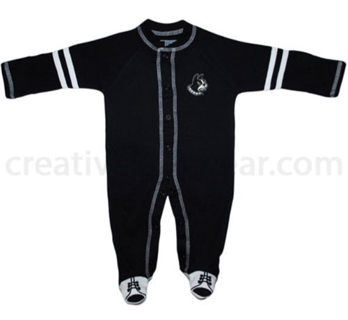 Wofford Terriers Sports Shoe Footed Romper
