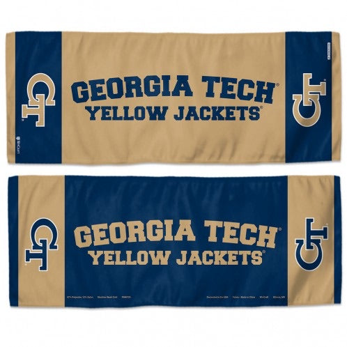 George Tech Yellow Jackets Cooling Towel 12”X30”
