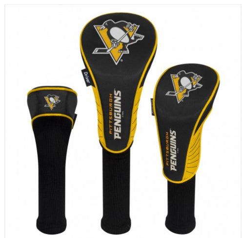 Pittsburgh Penguins Head Covers  Set of 3