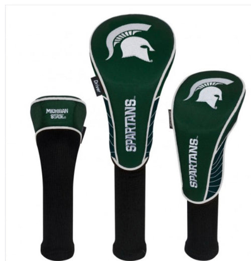 Michigan State University Spartans Set of 3 Golf Head Covers