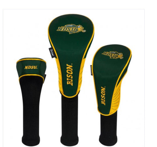 North Dakota State Set of 3 Golf Head Covers