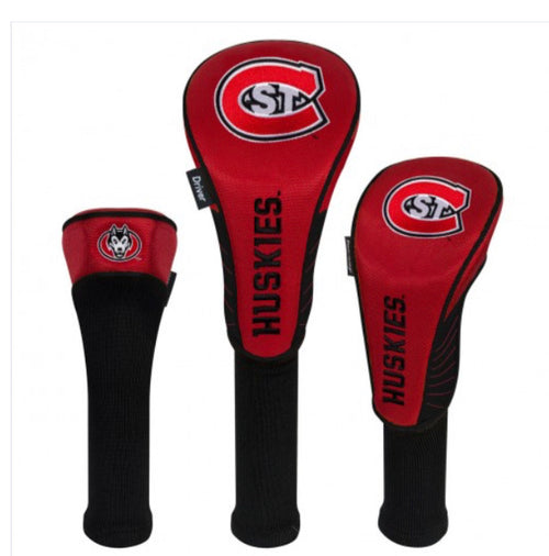 ST Cloud State University Set of 3 Golf Head Covers