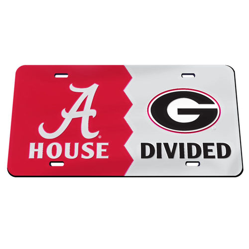 Alabama Vs Georgia Acrylic Classic License Plate