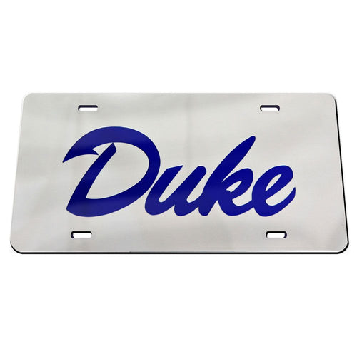 Duke Blue Devils Acrylic License Plate