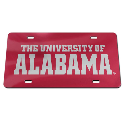 Alabama Crimson Tide Acrylic Classic License Plate