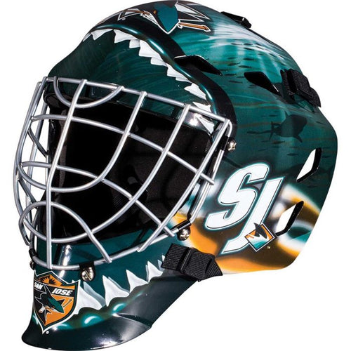 San Jose Sharks Franklin GFM 1500: NHL® Team Goalie  Helmet