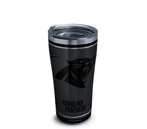 NFL® Carolina Panthers Blackout Stainless Steel With Slider Lid