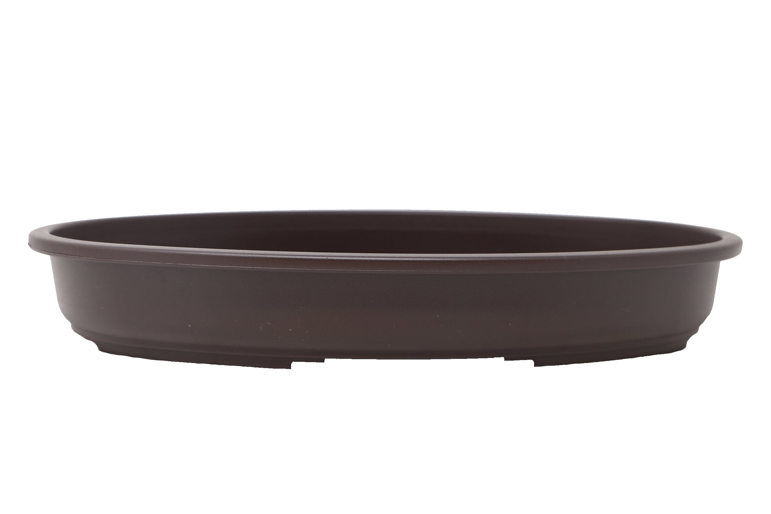 Oval Shallow Brown Plastic  Forest Bonsai  Training Pot  