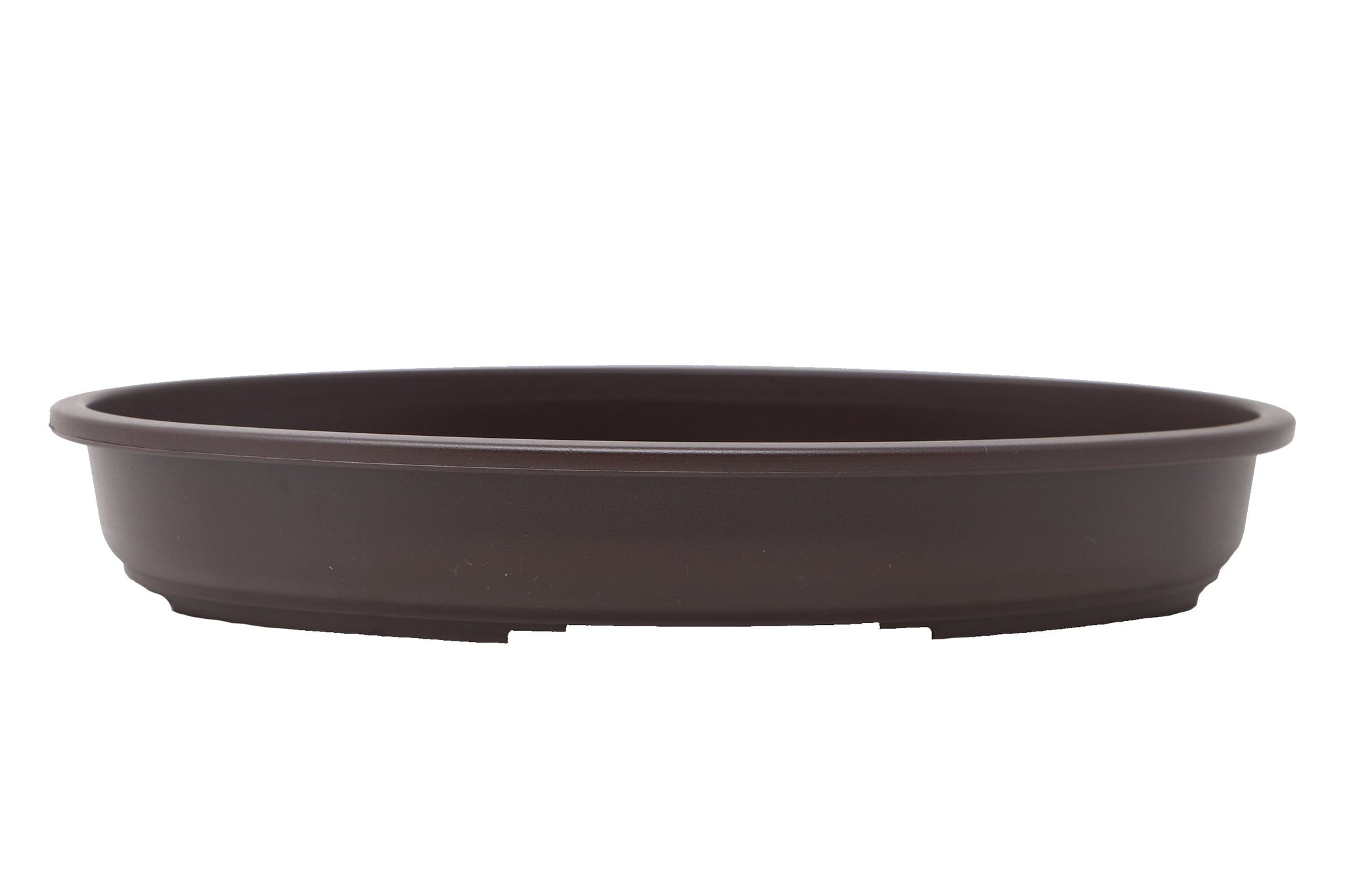 Oval Shallow Brown Plastic Forest Bonsai  Training  Pot  