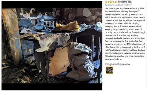Amazon review of the Tahquitz pack