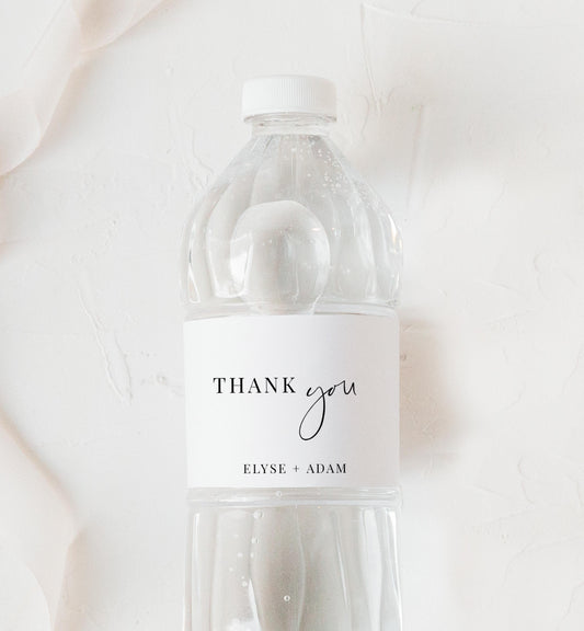 ▷ Pop it Water bottle Label Digital