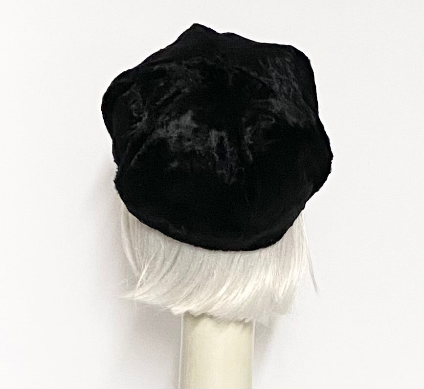 Faux Fur Beret Hat