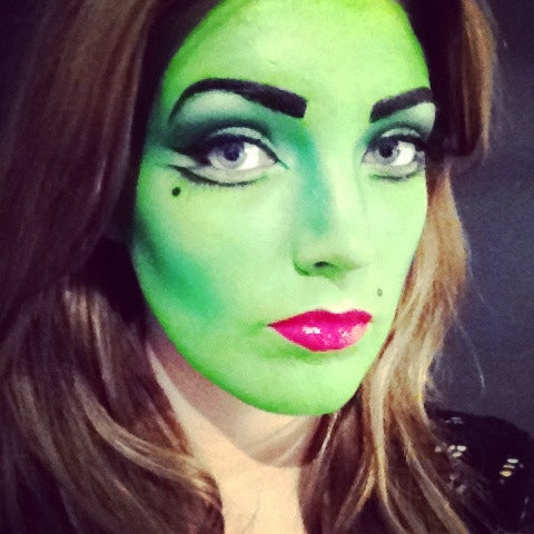 Green Face Makeup - Mugeek Vidalondon