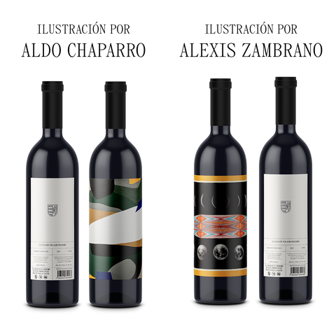 RGMX Cabernet Franc con ilustración de Aldo Chaparro y Alexis Zambrano