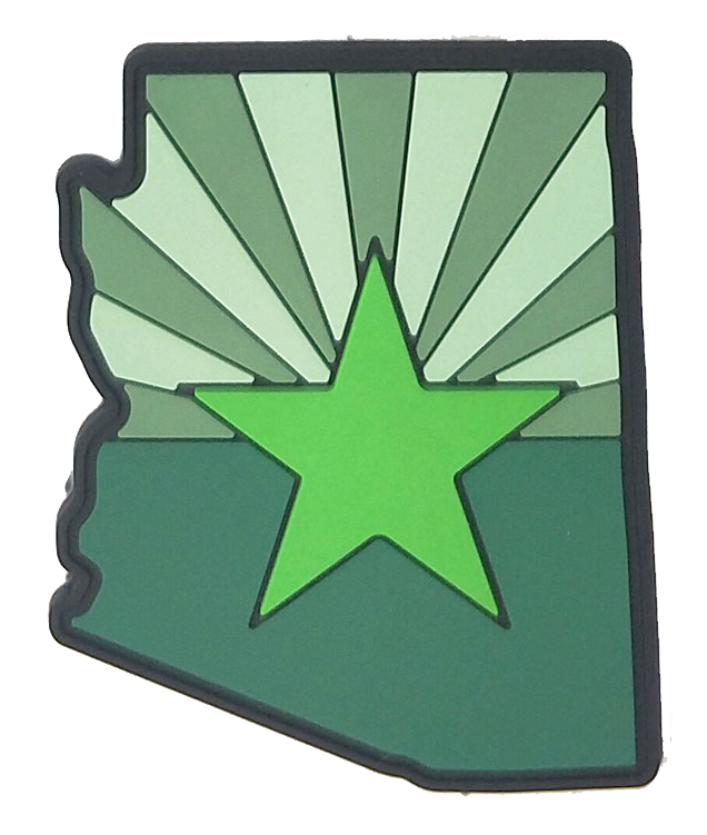 AZ State Shape green
