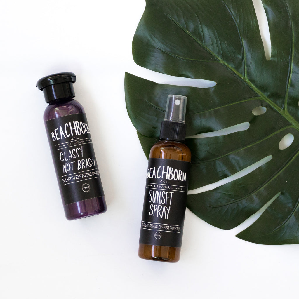 Purple shampoo for brassy hair essential oil