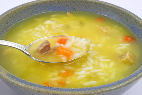 Squash, Rice and Chicken Soup for Baby