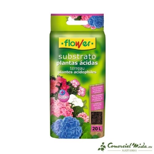 Substrato FLOWER para Plantas Ácidas – Comercial Mida