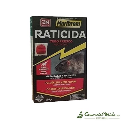 Veneno Para Ratas Raticida Cebo Varias Pastillas Typion