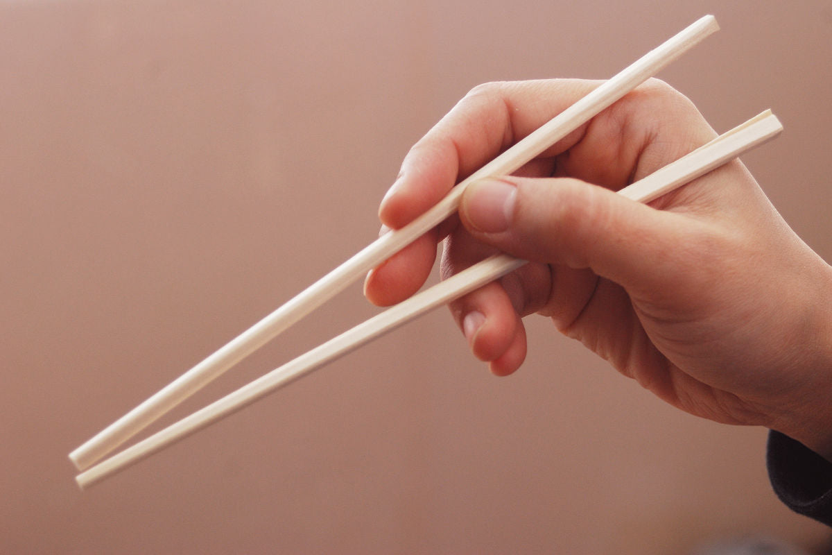These chopsticks are disposable.