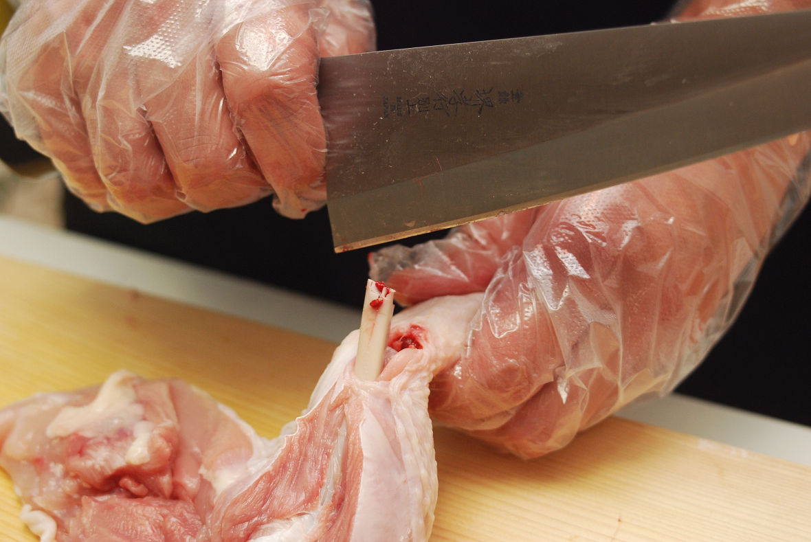 How to Use a Boning Knife to Cut Apart Chicken Carcass