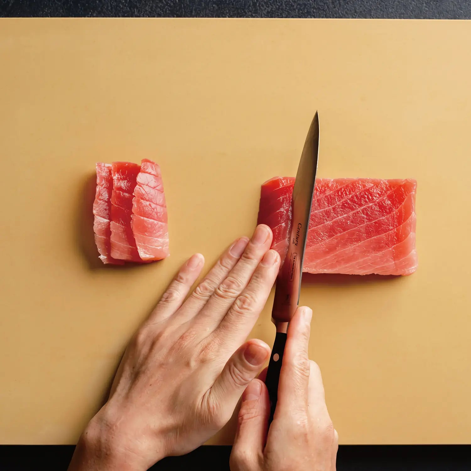 Asahi black synthetic rubber cutting board – Zahocho Knives Tokyo