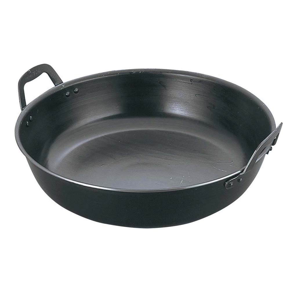 Yamada Hammered Iron Round Bottom Wok (1.6mm Thickness) - Globalkitchen  Japan