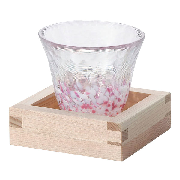 ADERIA Tsugaru Vidro Soda-Lime Glass Sakura Sakeware