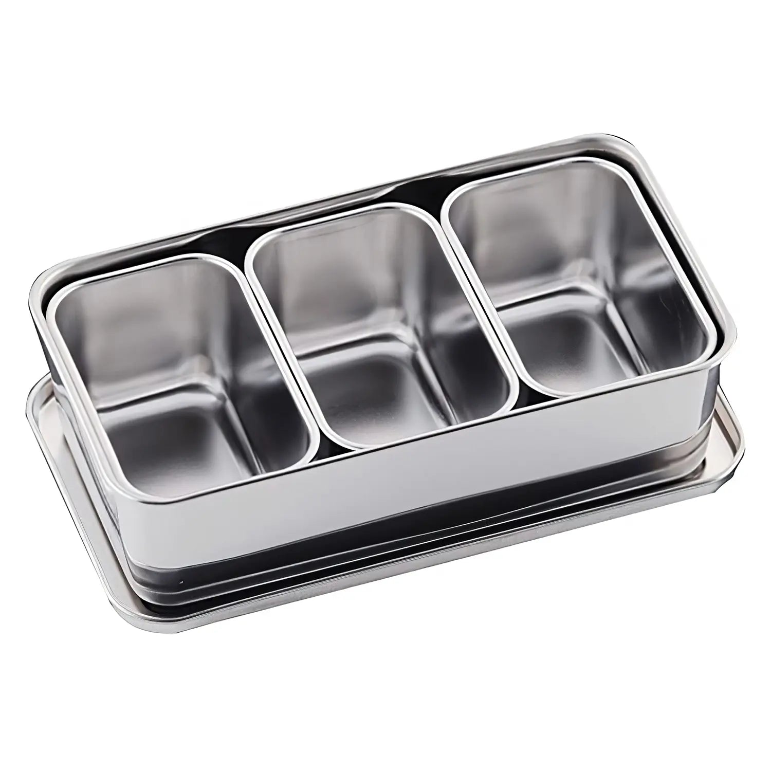 Stainless Yakumi Pan - 5 compartments  Stainless, Ice baths, Storage  containers