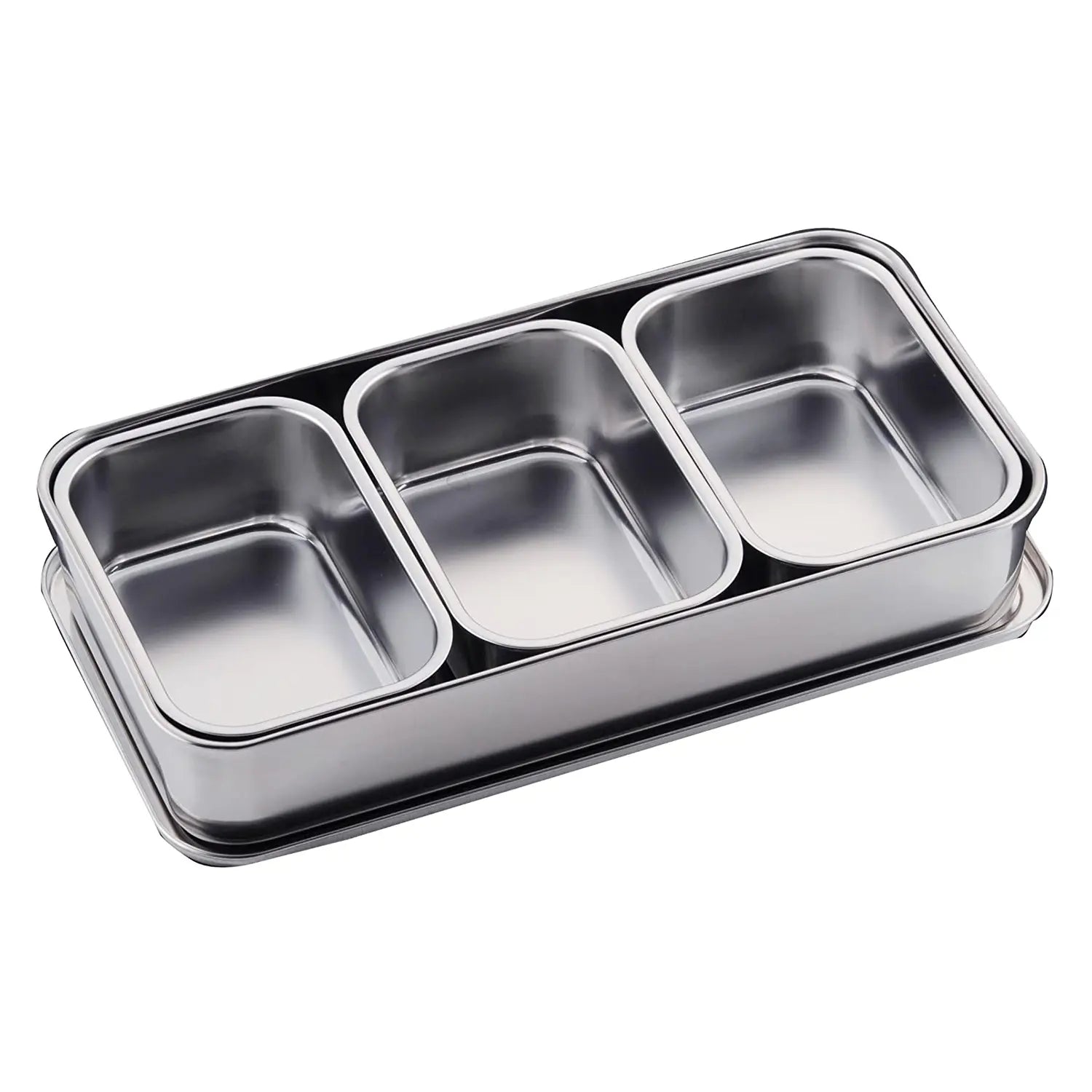 Xarra - Japanese Mini Container, Stainless Steel Yakumi Mise En Place Box,  Multi Compartment Set For Food, Herbs, Seasoning and Spices (8 Compartment)  : : Home & Kitchen