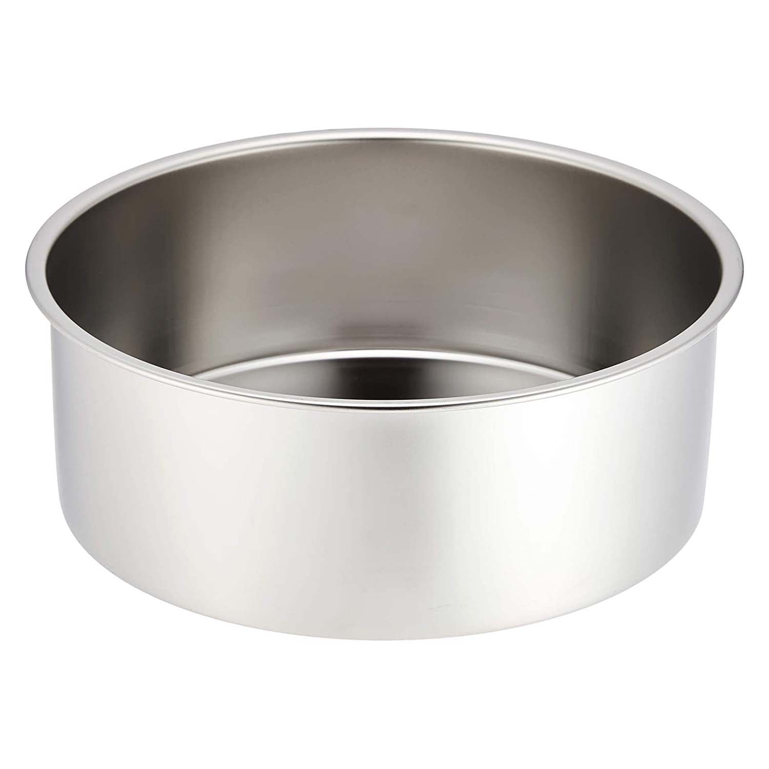 SHIMOTORI Stainless steel Round Cake Pan with Removable Bottom -  Globalkitchen Japan