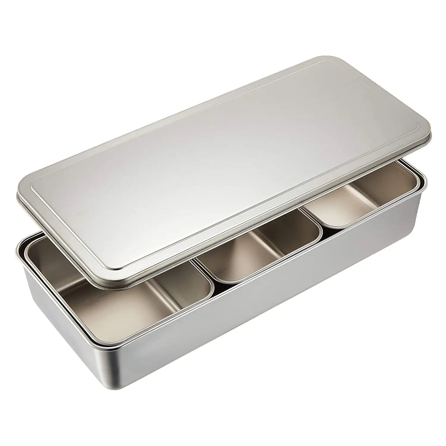 Stainless Steel Yakumi Pan 3 Compartments — Seito