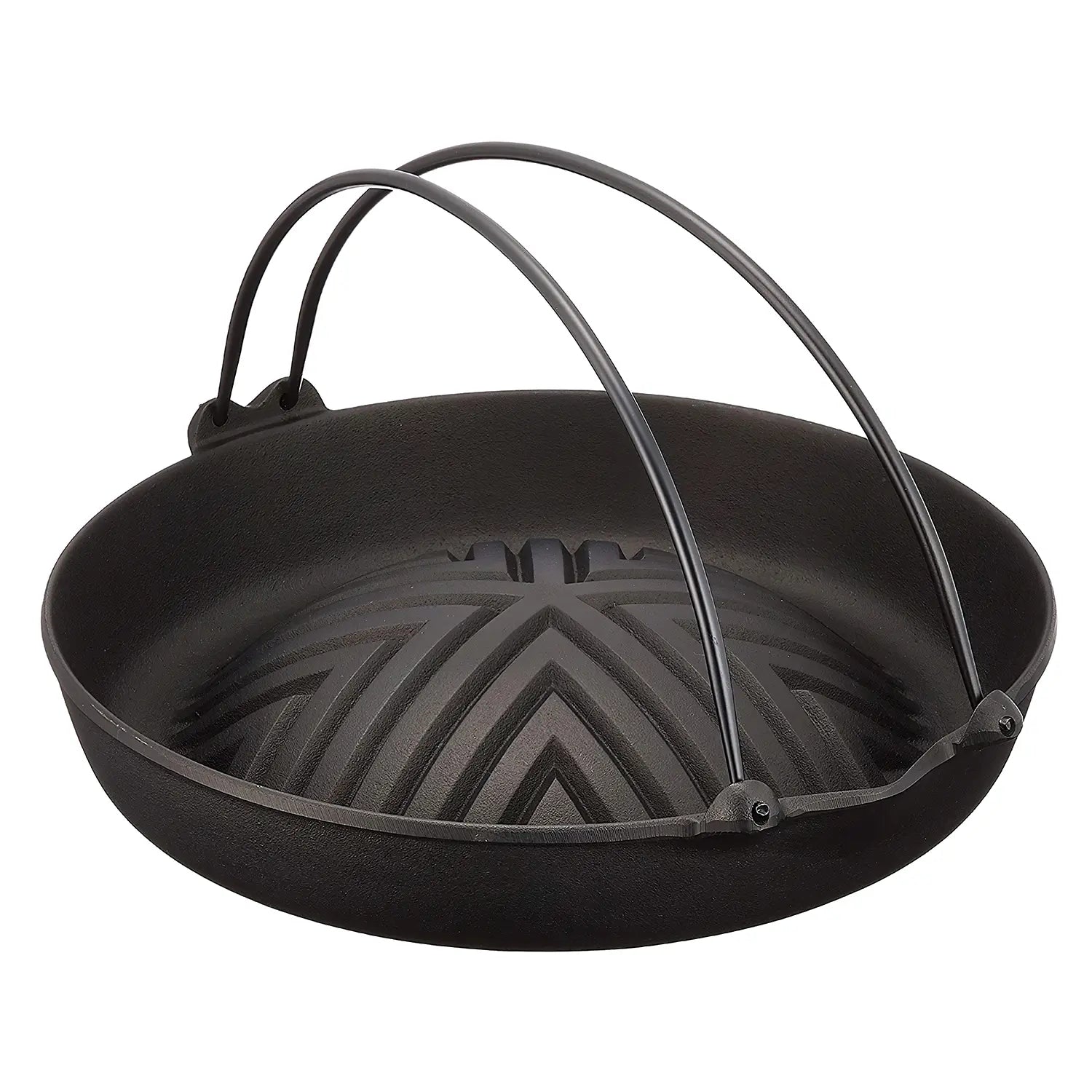  Iwachu 9-1/2 Cast Iron Frying Pan, Medium, Black: Home &  Kitchen