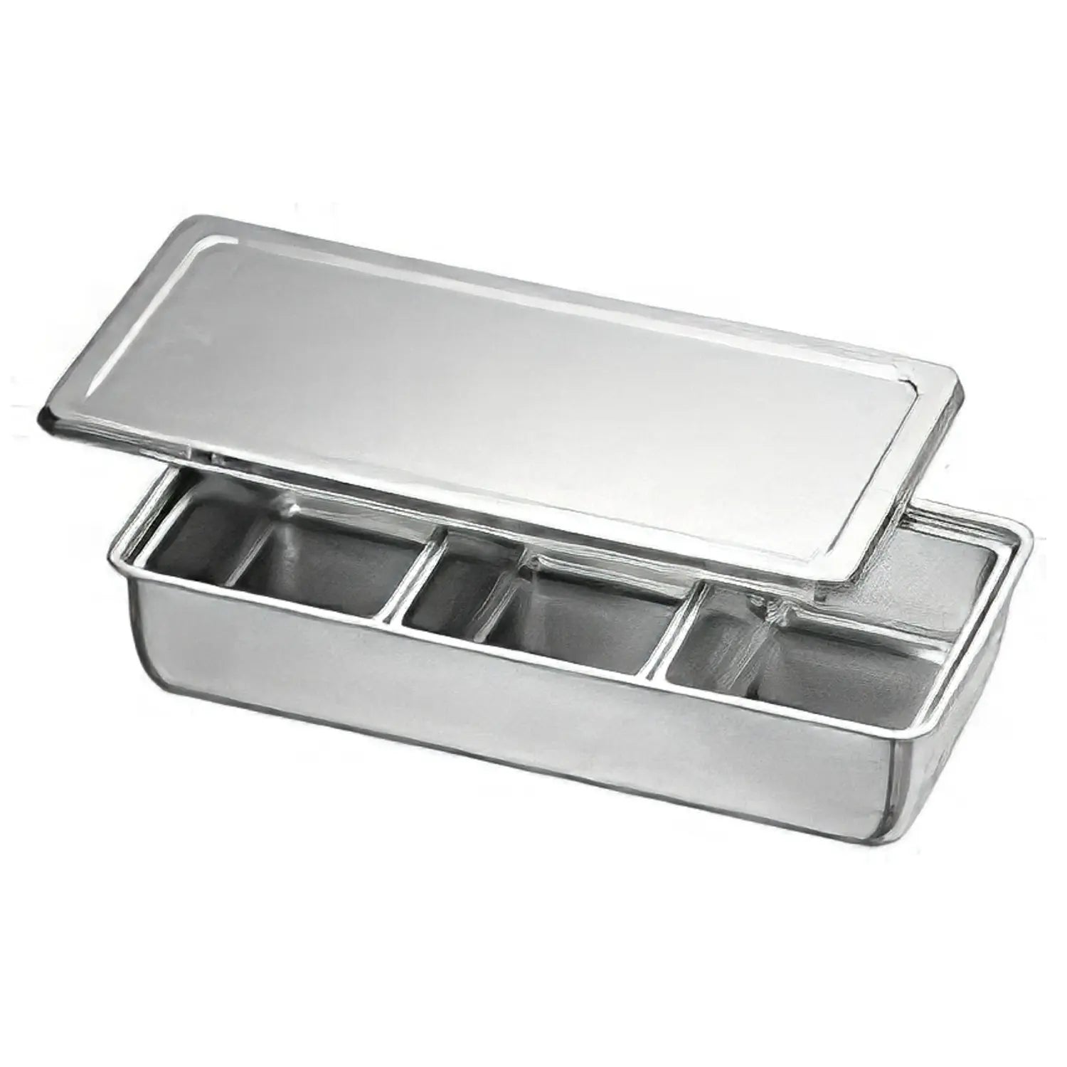 Stainless Yakumi Pan - 5 compartments  Stainless, Ice baths, Storage  containers