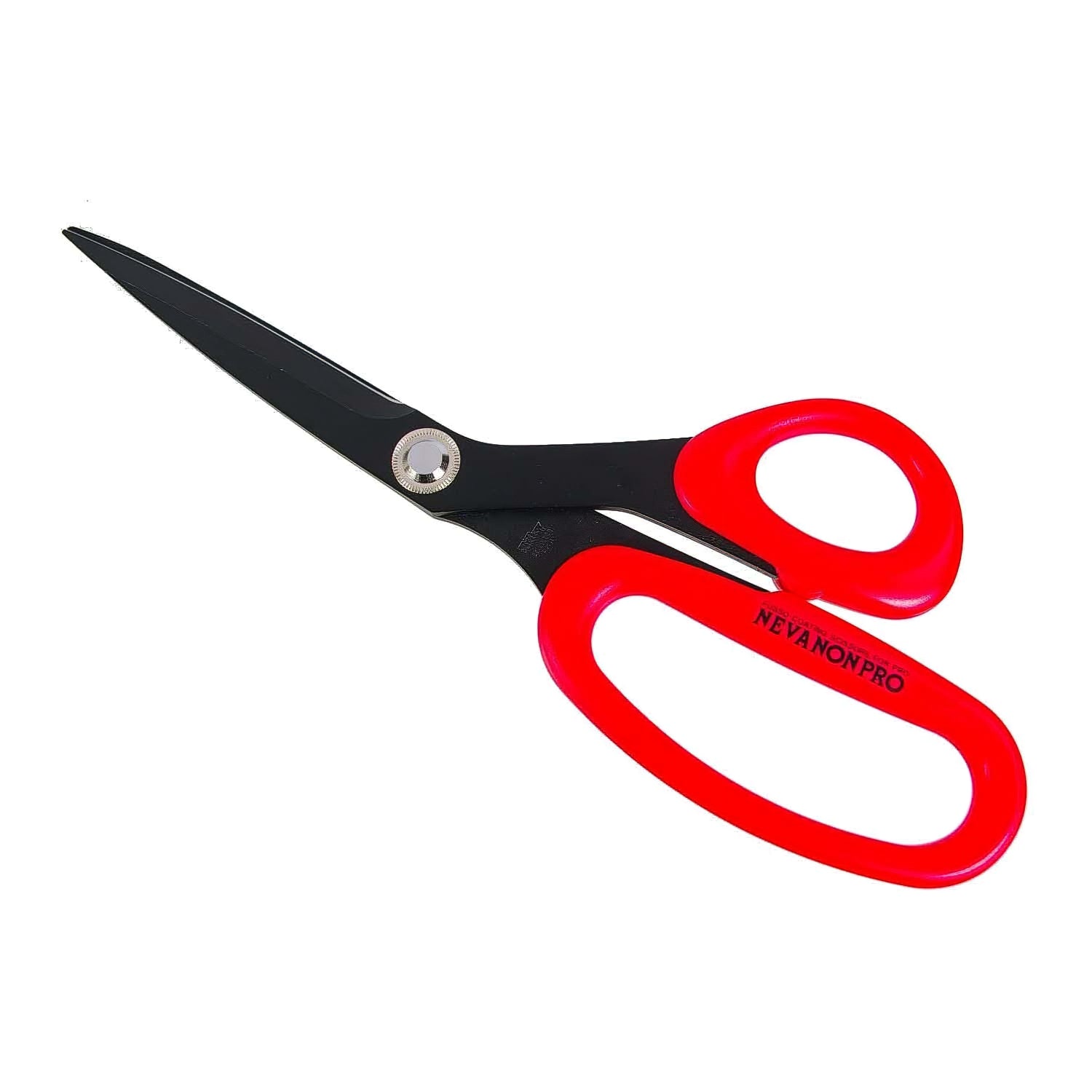 Home Kitchen Red Rubber Coated Grip Metal Cutter Scissors 19cm Long