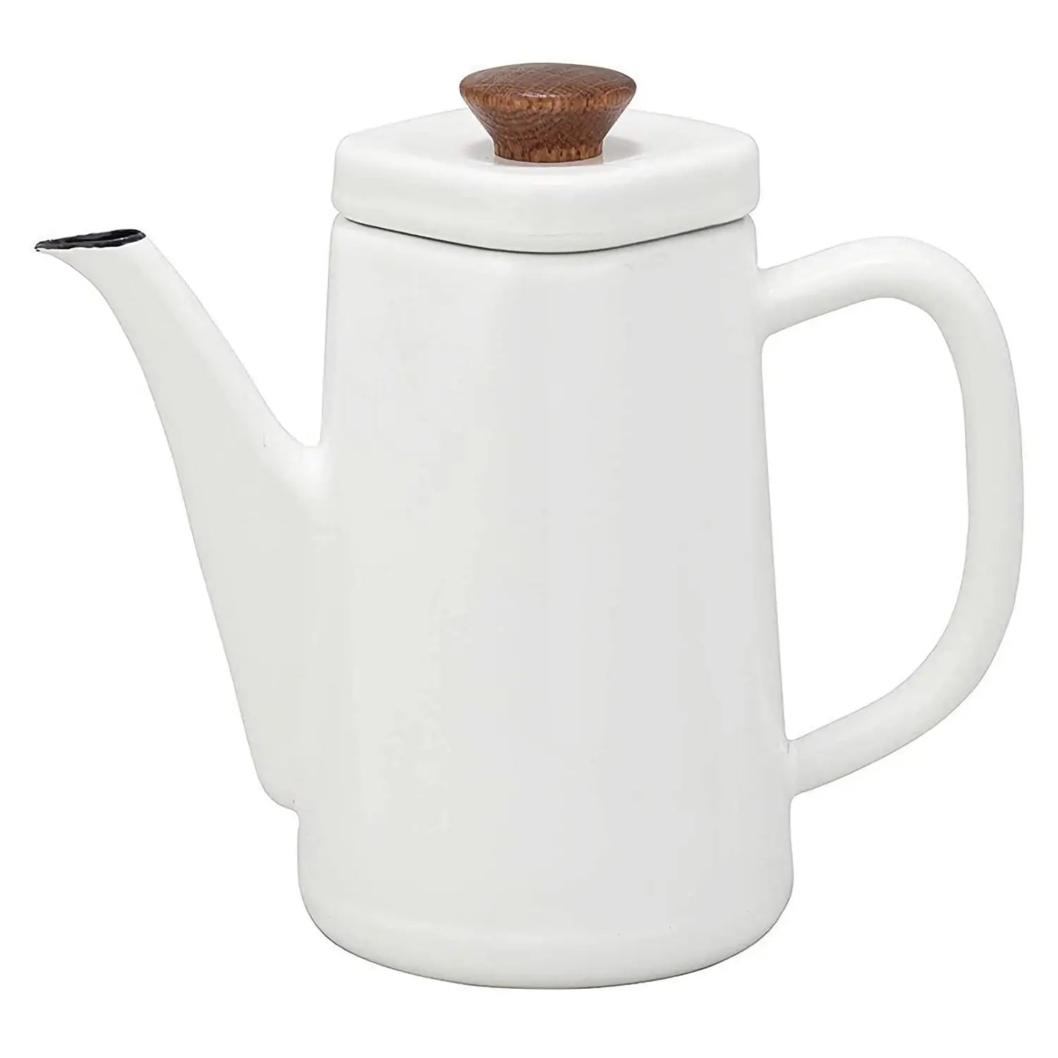 Noda Horo Drip Kettle II Japanese Enamel Gooseneck Kettle Black DK-200 –  Japanese Taste