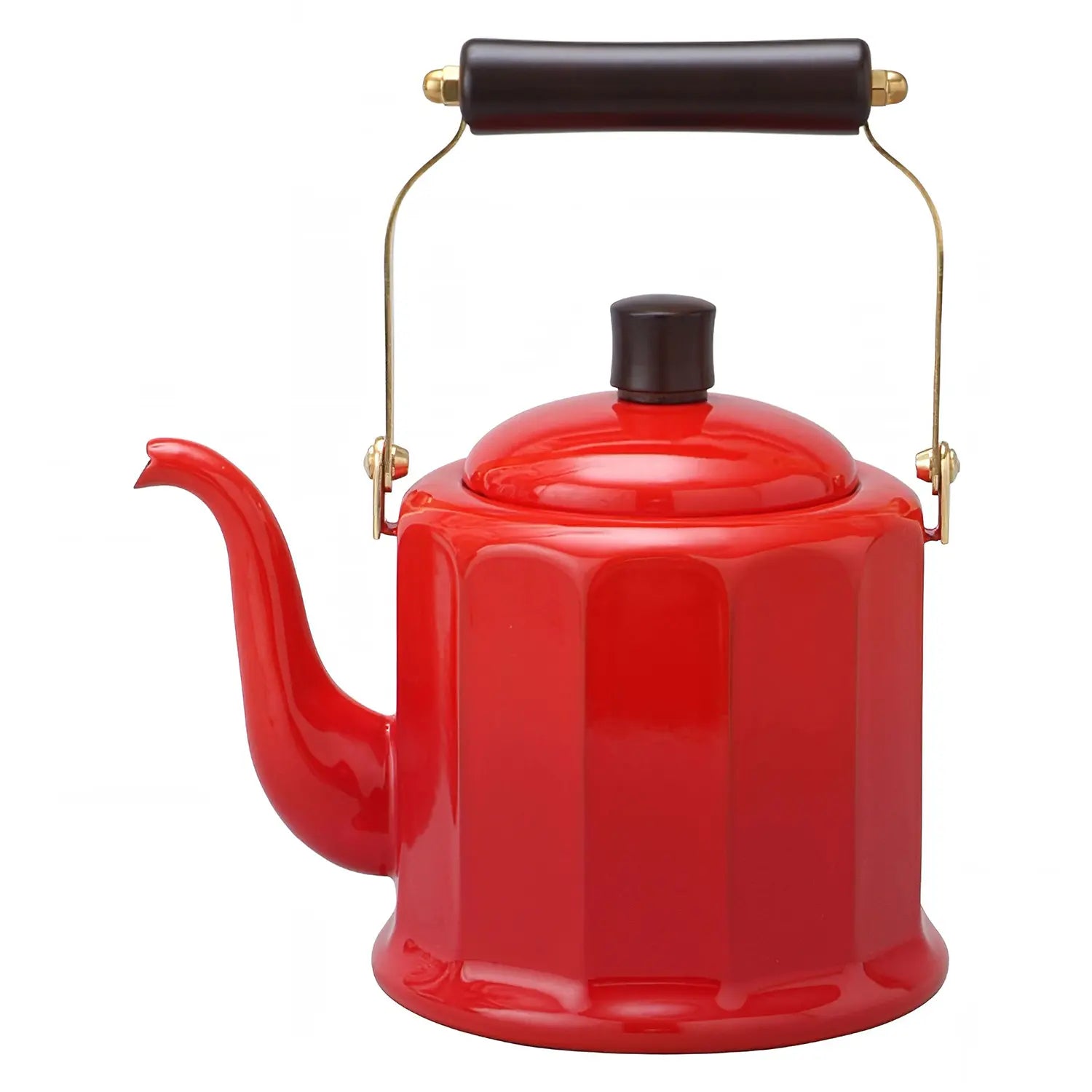 Noda Horo Drip Kettle II Japanese Enamel Gooseneck Kettle Olive DK-200 –  Japanese Taste