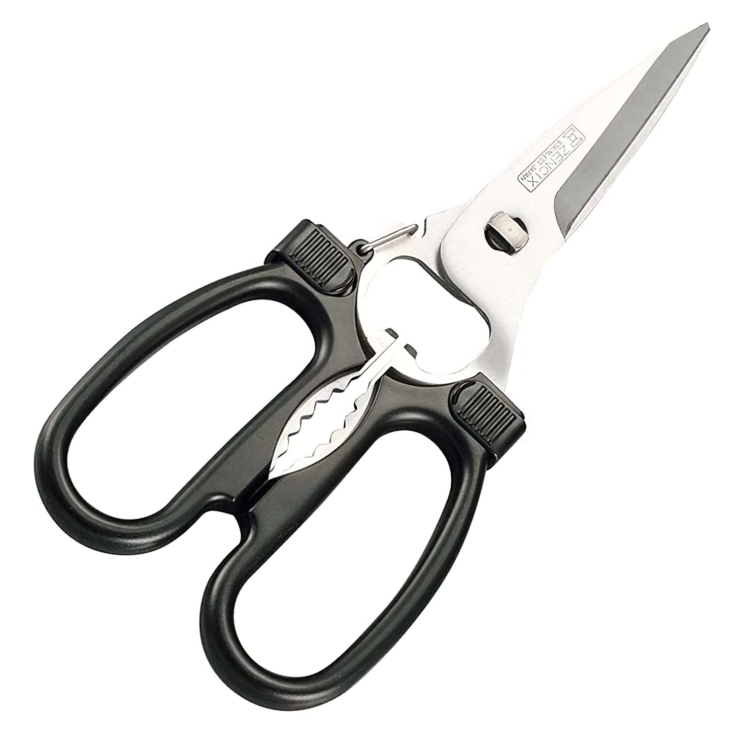 CANARY Japanese Kitchen Scissors All Purpose Heavy Duty 8.2 Matte Black,  Made in JAPAN, Dishwasher Safe Come Apart Blade, Multipurpose Kitchen