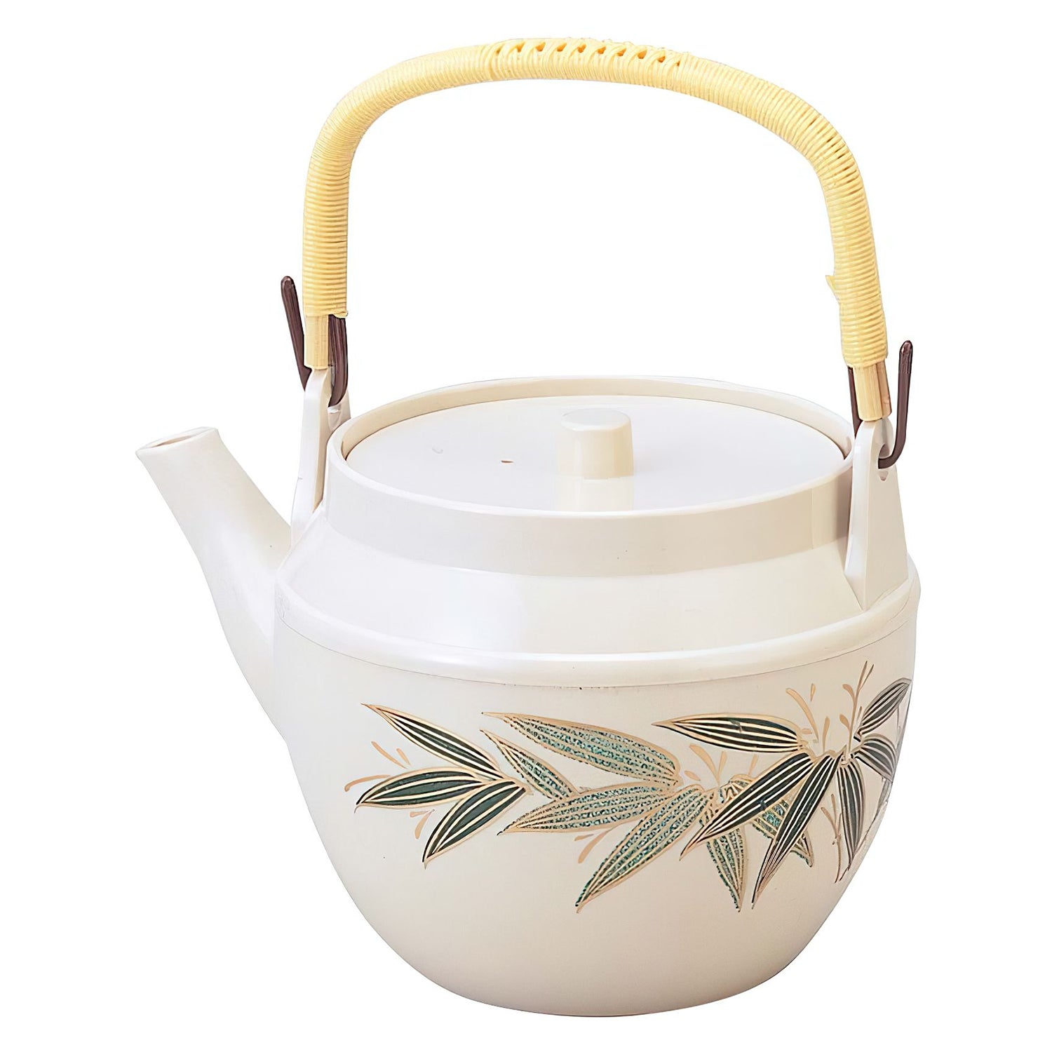 Asahi Copper Kyusu Teapot with Filter (Horizontal Rattan Handle