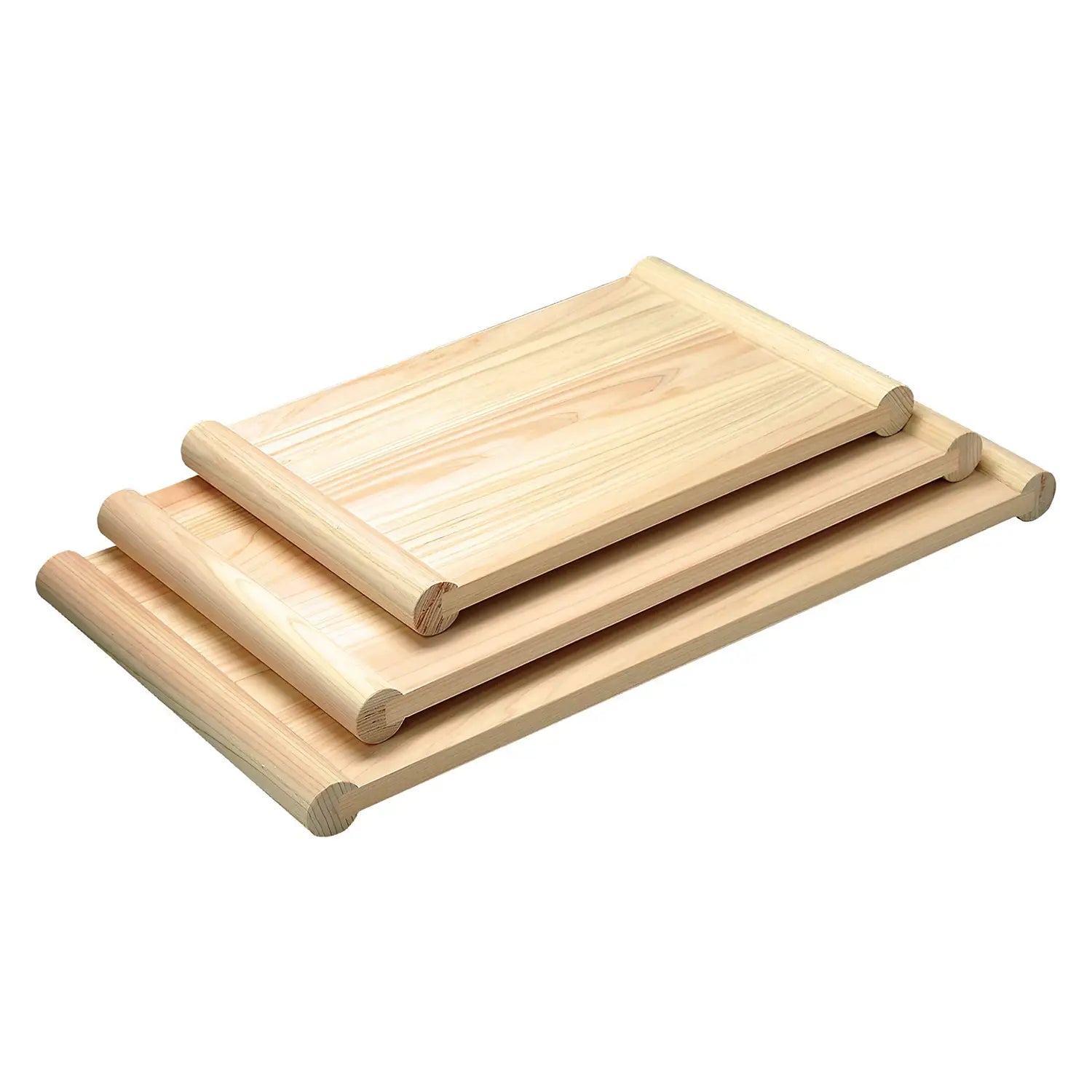 Endo Shoji Kiso Hinoki Cypress Wooden Cutting Board 60x33cm - Made in Japan