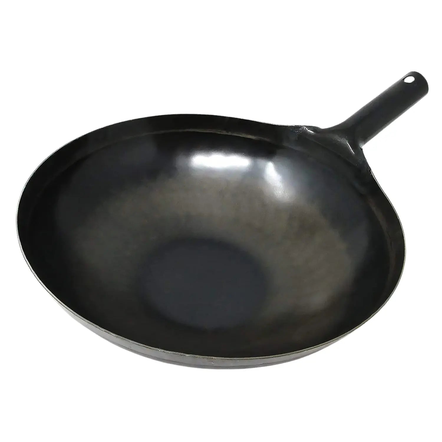 Chinese Wok Pan Stainless Steel Big Wok Cooking Wok with Handles Good for  Kitchenware - China Casserole and Glass Lid price