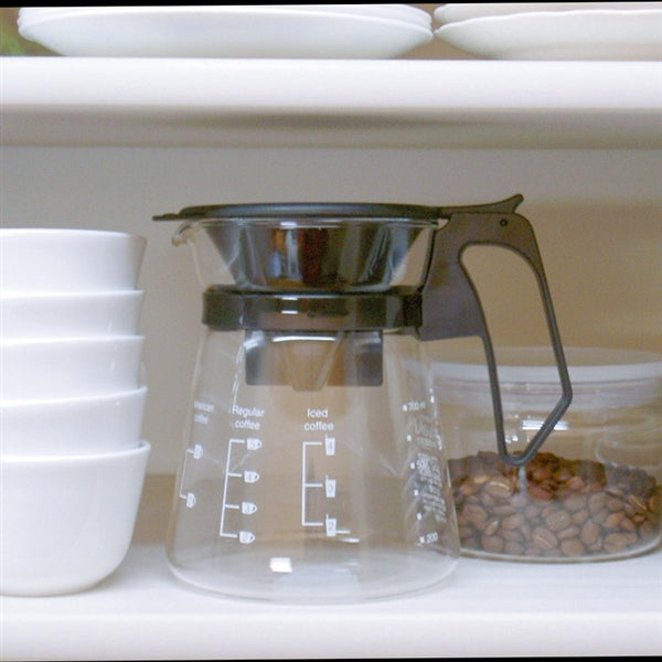 Iwaki Heat Resistant Glass Coffee Pot With Dripper Globalkitchen Japan