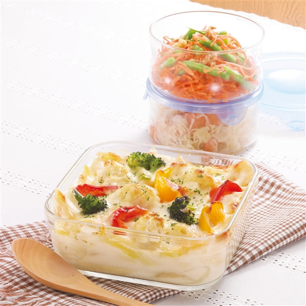 Iwaki Heat Resistant Glass Food Container Square Globalkitchen Japan