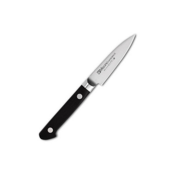 Misono Molybdenum Fruit Knife with Wooden Saya Sheath