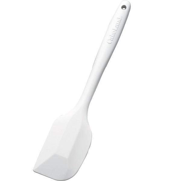 white silicone spatula