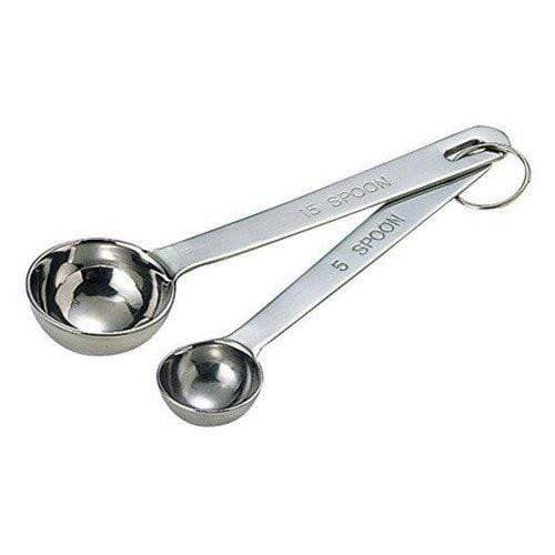 Wadasuke Extra Thick Stainless Steel Double-Sided Measuring Spoon 5ml & 15  ml