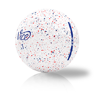 Vice Pro Drip Red And Blue Used Golf Balls | Foundgolfballs.com
