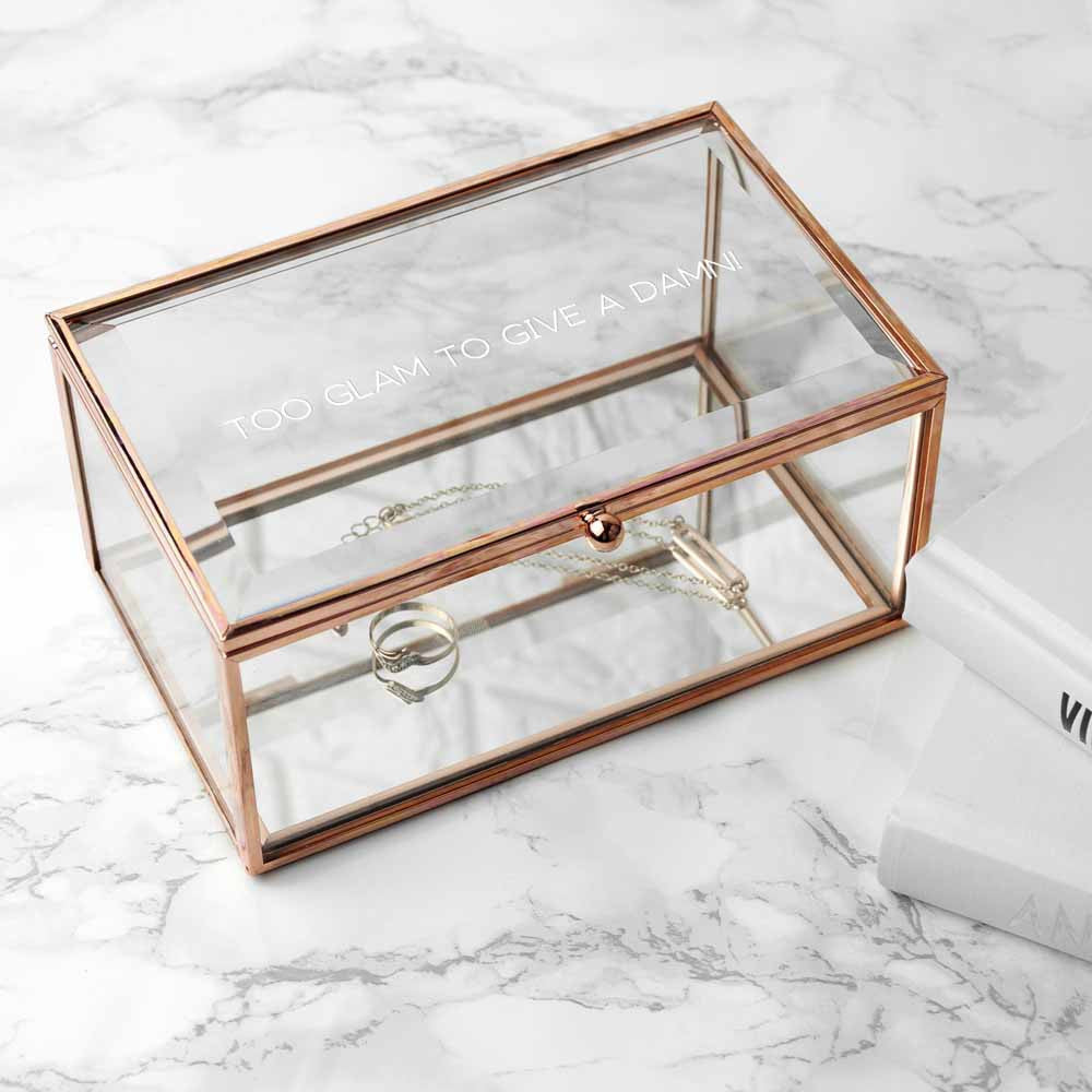 Rose Gold Jewelry Box - Jewelry Star